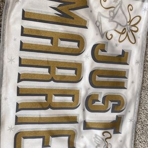 Just married sign for wedding send off. Barely used to drive home.